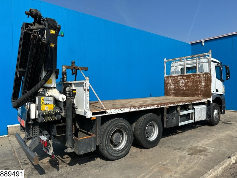 Mercedes-Benz Arocs 2636 6X4, EURO 6, Steel suspension, Palfinger - Camião de caixa aberta/ Plataforma, Caminhão grua: foto 2 Mercedes-Benz Arocs 2636 6X4, EURO 6, Steel suspension, Palfinger - Camião de caixa aberta/ Plataforma, Caminhão grua: foto 2