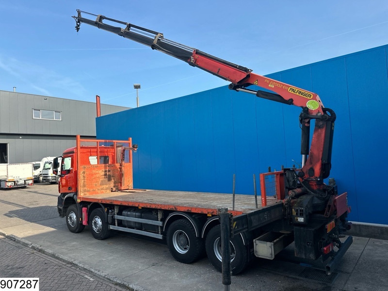 Mercedes-Benz Arocs 3240 8X4, EURO 6, Steel suspension, Palfinger - Camião de caixa aberta/ Plataforma, Caminhão grua: foto 4 Mercedes-Benz Arocs 3240 8X4, EURO 6, Steel suspension, Palfinger - Camião de caixa aberta/ Plataforma, Caminhão grua: foto 4