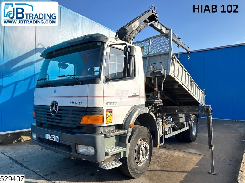 Mercedes-Benz Atego 1828 Manual, Steel Suspension, HIAB - Caminhão basculante, Caminhão grua: foto 1 Mercedes-Benz Atego 1828 Manual, Steel Suspension, HIAB - Caminhão basculante, Caminhão grua: foto 1