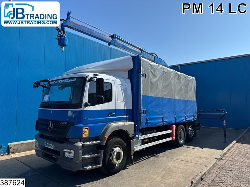 Mercedes-Benz Axor 2533 6X2, PM, Remote - Camião de caixa aberta/ Plataforma, Caminhão grua: foto 1 Mercedes-Benz Axor 2533 6X2, PM, Remote - Camião de caixa aberta/ Plataforma, Caminhão grua: foto 1