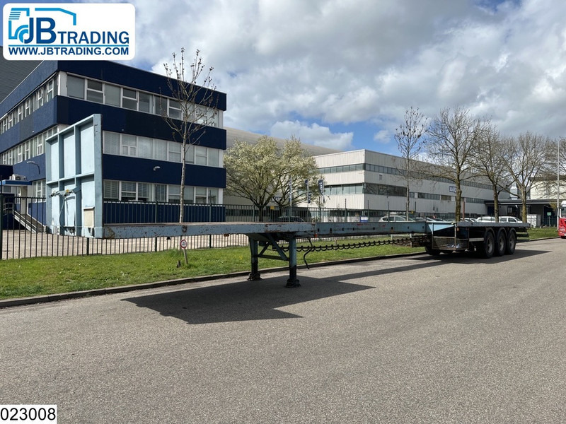 Nooteboom open laadbak 42000 KG, 7,15 mtr extendable - Semi-reboque plataforma/ Caixa aberta: foto 1 Nooteboom open laadbak 42000 KG, 7,15 mtr extendable - Semi-reboque plataforma/ Caixa aberta: foto 1