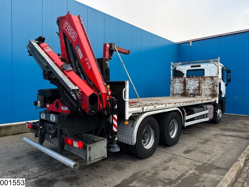 Renault C 380 6x4, EURO 6, Fassi, Steel suspension, Remote - Camião de caixa aberta/ Plataforma, Caminhão grua: foto 2 Renault C 380 6x4, EURO 6, Fassi, Steel suspension, Remote - Camião de caixa aberta/ Plataforma, Caminhão grua: foto 2