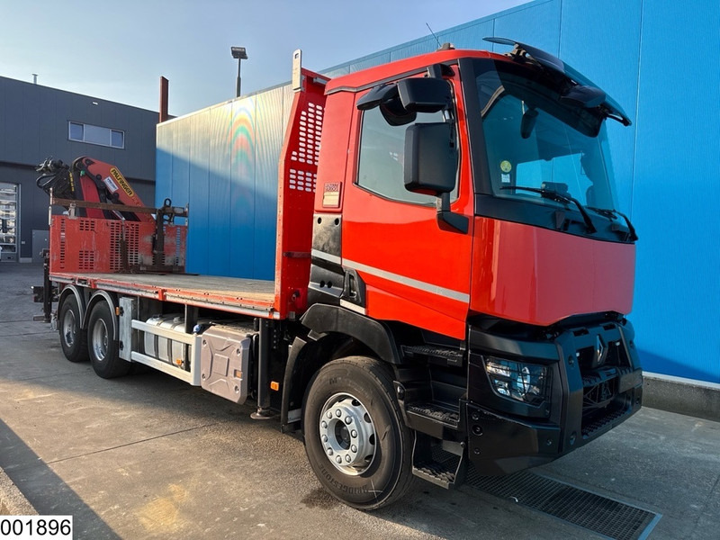 Renault C 430 6x4, EURO 6, Retarder, Palfinger,Remote - Camião de caixa aberta/ Plataforma, Caminhão grua: foto 2 Renault C 430 6x4, EURO 6, Retarder, Palfinger,Remote - Camião de caixa aberta/ Plataforma, Caminhão grua: foto 2