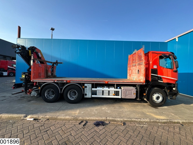 Camião de caixa aberta/ Plataforma, Caminhão grua Renault C 430 6x4, EURO 6, Retarder, Palfinger,Remote: foto 14