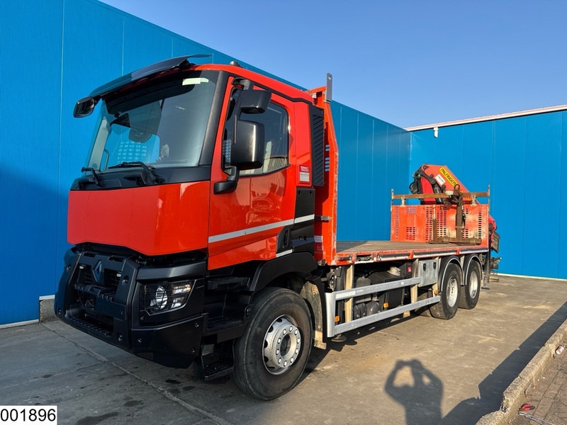 Renault C 430 6x4, EURO 6, Retarder, Palfinger,Remote - Camião de caixa aberta/ Plataforma, Caminhão grua: foto 4 Renault C 430 6x4, EURO 6, Retarder, Palfinger,Remote - Camião de caixa aberta/ Plataforma, Caminhão grua: foto 4