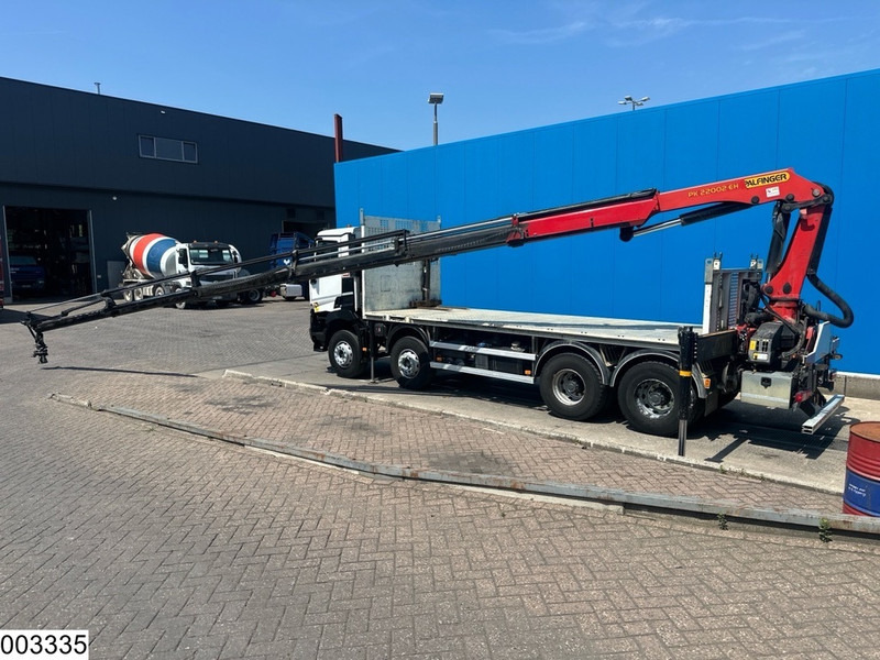 Camião de caixa aberta/ Plataforma, Caminhão grua Renault C 430 8X4, EURO 6, Steel suspension, Palfinger: foto 15