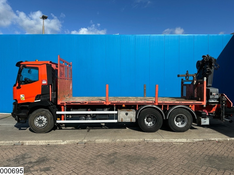 Renault C 430 EURO 6, Steel spring suspension, Hiab - Camião de caixa aberta/ Plataforma, Caminhão grua: foto 4 Renault C 430 EURO 6, Steel spring suspension, Hiab - Camião de caixa aberta/ Plataforma, Caminhão grua: foto 4