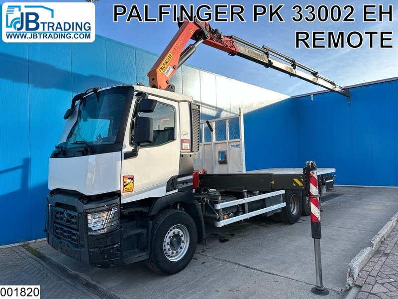 Renault C 460 6x2, EURO 6, Palfinger, Retarder - Camião de caixa aberta/ Plataforma, Caminhão grua: foto 1 Renault C 460 6x2, EURO 6, Palfinger, Retarder - Camião de caixa aberta/ Plataforma, Caminhão grua: foto 1