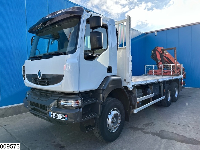 Renault Kerax 380 Dxi 6X4, EURO 6, Retarder, Palfinger, Remote - Camião de caixa aberta/ Plataforma, Caminhão grua: foto 3 Renault Kerax 380 Dxi 6X4, EURO 6, Retarder, Palfinger, Remote - Camião de caixa aberta/ Plataforma, Caminhão grua: foto 3
