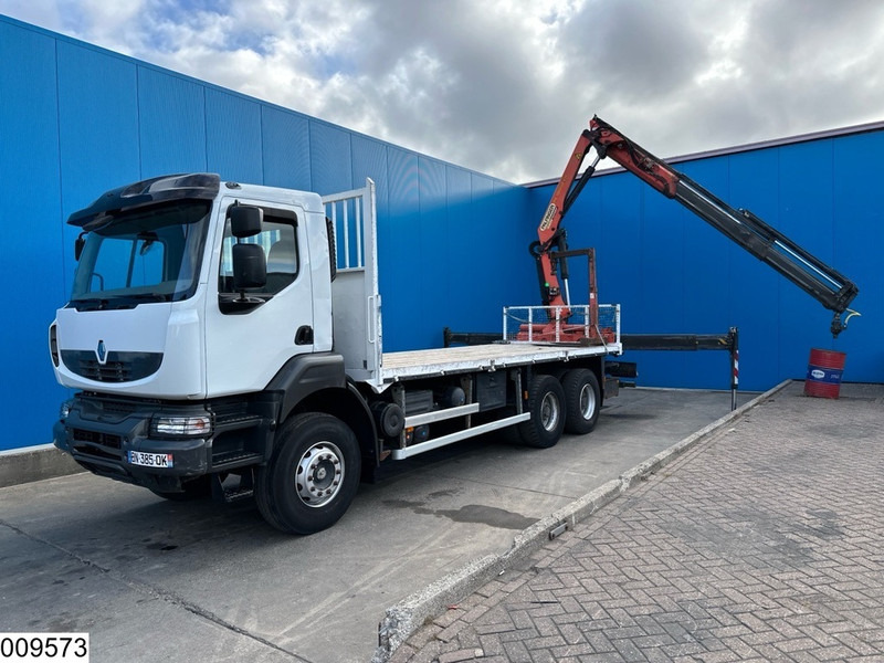 Renault Kerax 380 Dxi 6X4, EURO 6, Retarder, Palfinger, Remote - Camião de caixa aberta/ Plataforma, Caminhão grua: foto 2 Renault Kerax 380 Dxi 6X4, EURO 6, Retarder, Palfinger, Remote - Camião de caixa aberta/ Plataforma, Caminhão grua: foto 2