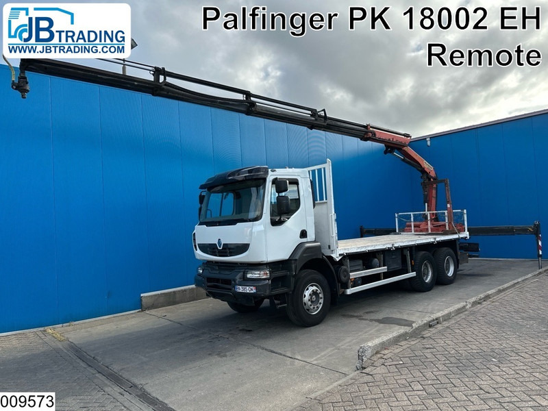 Renault Kerax 380 Dxi 6X4, EURO 6, Retarder, Palfinger, Remote - Camião de caixa aberta/ Plataforma, Caminhão grua: foto 1 Renault Kerax 380 Dxi 6X4, EURO 6, Retarder, Palfinger, Remote - Camião de caixa aberta/ Plataforma, Caminhão grua: foto 1