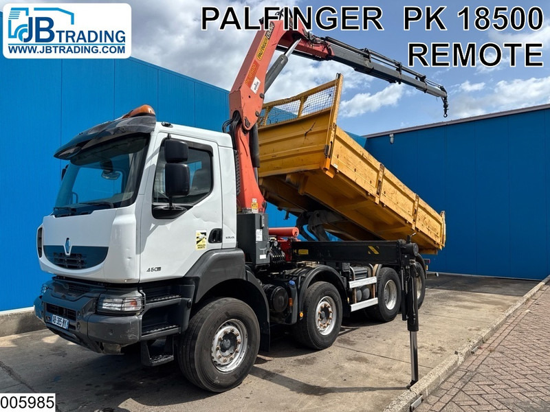 Renault Kerax 450 Dxi 8X4, Manual, Steel suspension, Retarder - Caminhão basculante, Caminhão grua: foto 1 Renault Kerax 450 Dxi 8X4, Manual, Steel suspension, Retarder - Caminhão basculante, Caminhão grua: foto 1