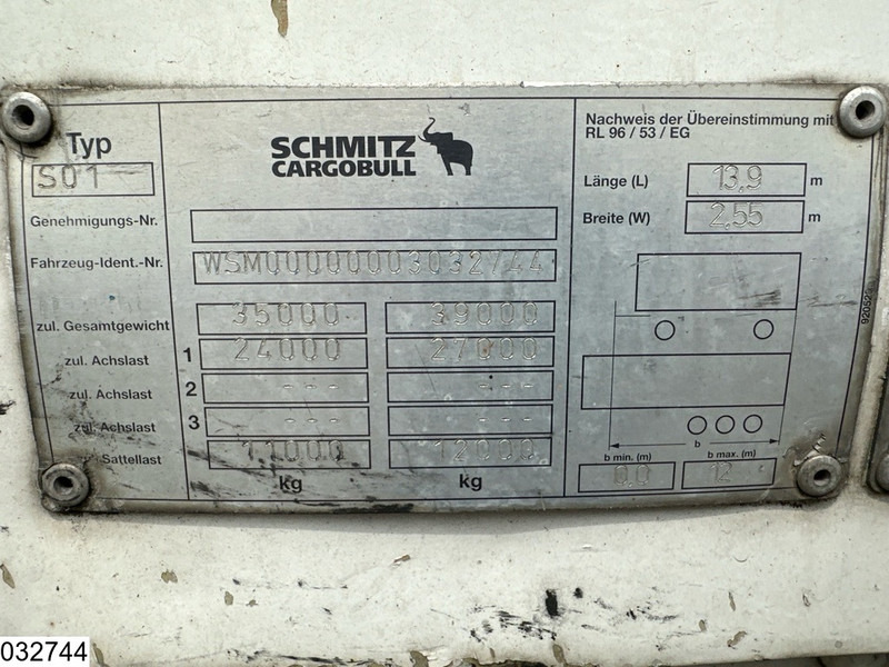 Schmitz Cargobull Tautliner mega - Semi-reboque de lona: foto 4 Schmitz Cargobull Tautliner mega - Semi-reboque de lona: foto 4