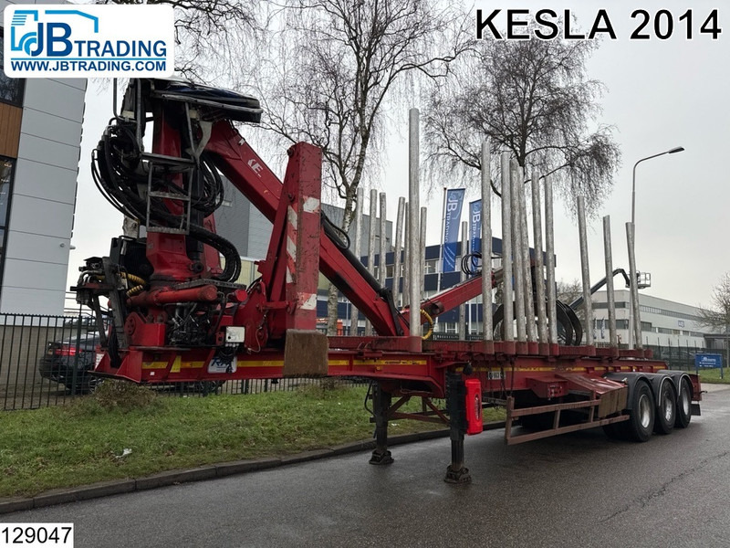 Trax open laadbak Timber transport, Kesla 2014 - Semi-reboque florestal: foto 1 Trax open laadbak Timber transport, Kesla 2014 - Semi-reboque florestal: foto 1