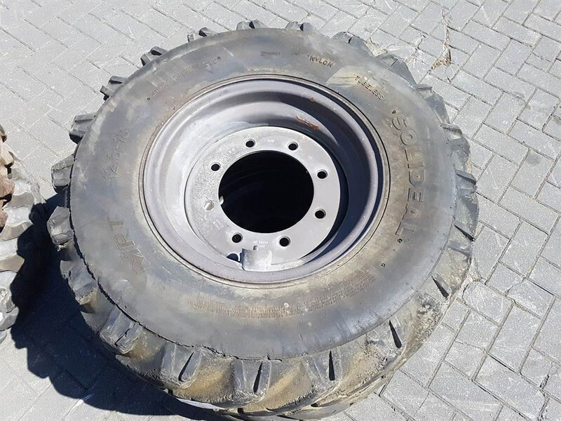 Ahlmann AS50-Solideal 12.5-18-Dunlop 12.5R18-Tire/Reifen - Jantes e pneus de Máquina de construção: foto 4 Ahlmann AS50-Solideal 12.5-18-Dunlop 12.5R18-Tire/Reifen - Jantes e pneus de Máquina de construção: foto 4