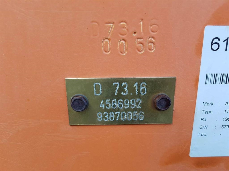 Atlas 1704MH-D73.16-Dipperstick/Stiel/Lepelsteel - Lança: foto 5 Atlas 1704MH-D73.16-Dipperstick/Stiel/Lepelsteel - Lança: foto 5