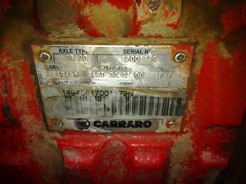 Carraro 28.20 - Komatsu - Axle/Achse/As - Eixo e peças de Máquina de construção: foto 3 Carraro 28.20 - Komatsu - Axle/Achse/As - Eixo e peças de Máquina de construção: foto 3