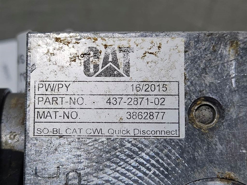 Cat 907M-437-2871-02-Valve/Ventile/Ventiel - Hidráulica de Máquina de construção: foto 4 Cat 907M-437-2871-02-Valve/Ventile/Ventiel - Hidráulica de Máquina de construção: foto 4