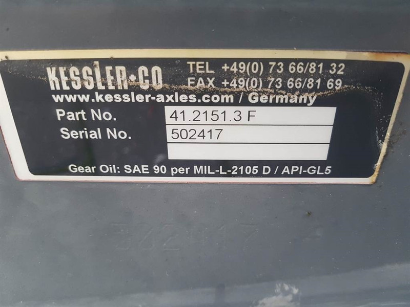 Locação de Fuchs MHL320-Kessler+CO 41.2151.3F-Terex 5435661010-Axle Fuchs MHL320-Kessler+CO 41.2151.3F-Terex 5435661010-Axle: foto 6