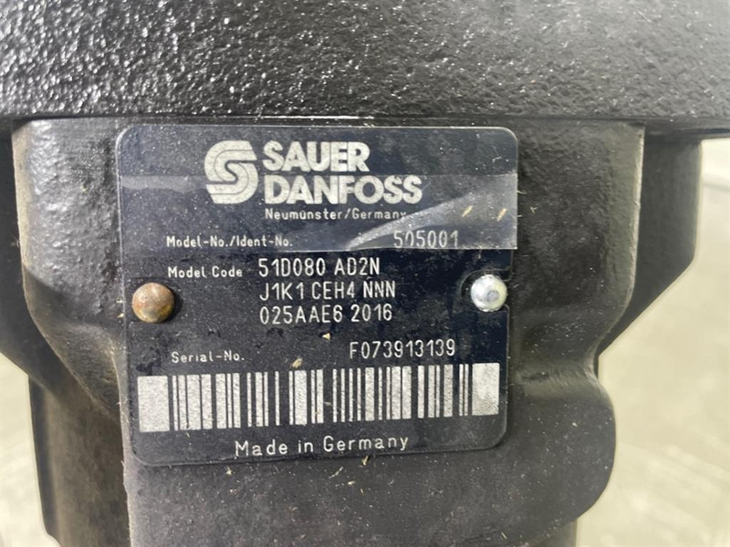 Sauer Danfoss 51D080AD2N-Drive motor/Fahrmotor/Rijmotor - Hidráulica de Máquina de construção: foto 4 Sauer Danfoss 51D080AD2N-Drive motor/Fahrmotor/Rijmotor - Hidráulica de Máquina de construção: foto 4