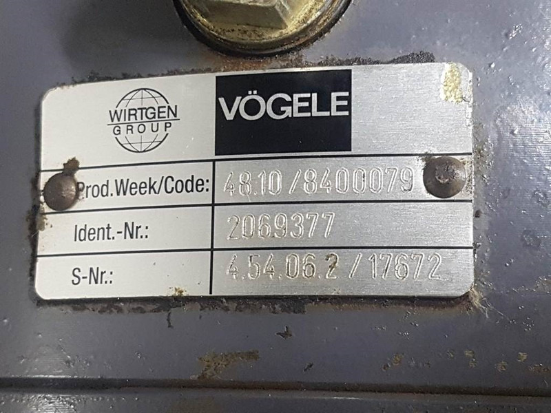 Vögele -Wirtgen 2069377-Reductor/Gearbox/Getriebe - Hidráulica de Máquina de construção: foto 5 Vögele -Wirtgen 2069377-Reductor/Gearbox/Getriebe - Hidráulica de Máquina de construção: foto 5