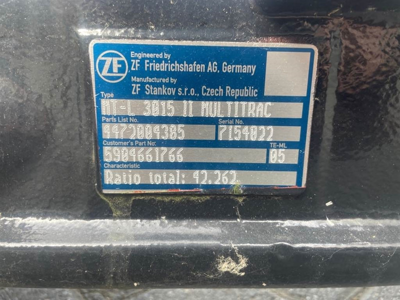 Yanmar V7-5904661766-ZF MT-L3015II-Axle/Achse/As - Eixo e peças de Máquina de construção: foto 5 Yanmar V7-5904661766-ZF MT-L3015II-Axle/Achse/As - Eixo e peças de Máquina de construção: foto 5