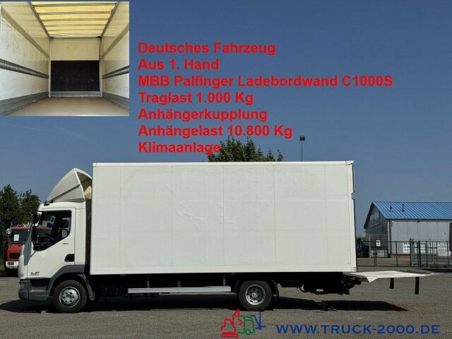 DAF LF 180 MBB Palfinger LBW 1.000 Kg + AHK + Klima - Carrinha de contentor: foto 1 DAF LF 180 MBB Palfinger LBW 1.000 Kg + AHK + Klima - Carrinha de contentor: foto 1