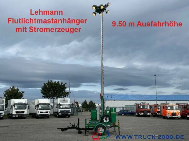 Lehmann Lichtmastanhänger + 20 kVA Stromerzeuger - Torre de iluminação: foto 1 Lehmann Lichtmastanhänger + 20 kVA Stromerzeuger - Torre de iluminação: foto 1