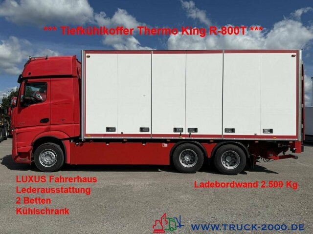 Mercedes-Benz Actros 2663 Tiefkühler Thermo King T-800R + LBW - Caminhão frigorífico: foto 1 Mercedes-Benz Actros 2663 Tiefkühler Thermo King T-800R + LBW - Caminhão frigorífico: foto 1