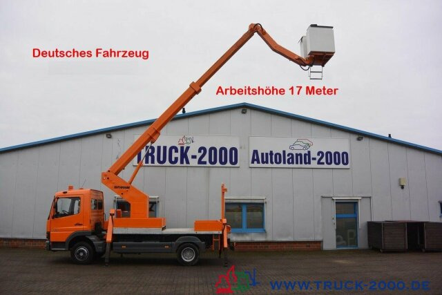 Mercedes-Benz Atego 815 Ruthmann T170 17m seitl. Auslage 12m - Caminhão com plataforma aérea: foto 1 Mercedes-Benz Atego 815 Ruthmann T170 17m seitl. Auslage 12m - Caminhão com plataforma aérea: foto 1