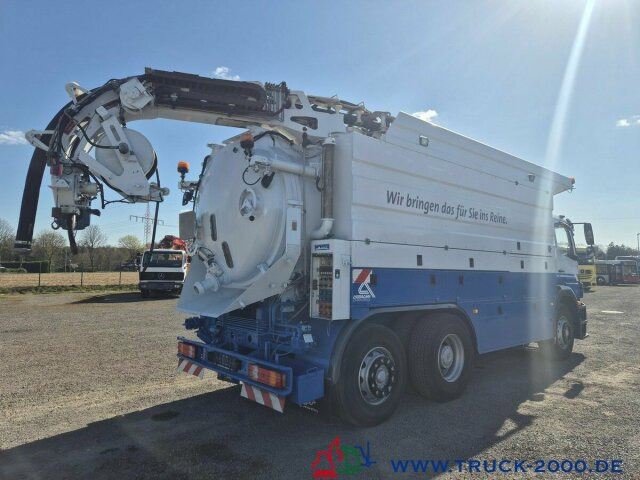 Caminhão limpa fossa Mercedes-Benz Axor 2633 Hochdrucksaugspüler Assmann 9500 Liter: foto 15
