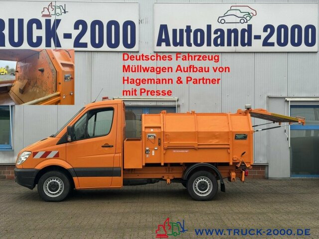 Mercedes-Benz Sprinter 316 Hagemann 3,5m3 Müllwagen mit Presse - Caminhão de lixo: foto 1 Mercedes-Benz Sprinter 316 Hagemann 3,5m3 Müllwagen mit Presse - Caminhão de lixo: foto 1