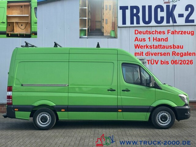 Mercedes-Benz Sprinter 316 Hoch + Lang + Werkstattausbau + AHK - Furgão: foto 1 Mercedes-Benz Sprinter 316 Hoch + Lang + Werkstattausbau + AHK - Furgão: foto 1