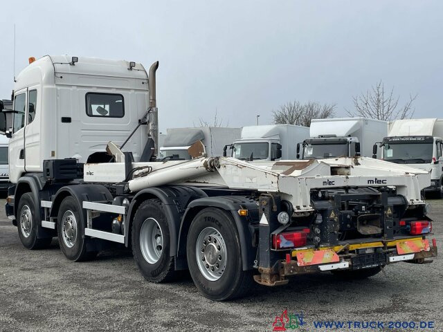 Caminhão polibenne Scania G 450 8x2 M-TEC Silosteller Retar. Deutscher LKW: foto 12