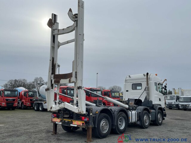 Fotografia de interior 1: Caminhão polibenne Scania G 450 8x2 M-TEC Silosteller Retar. Deutscher LKW