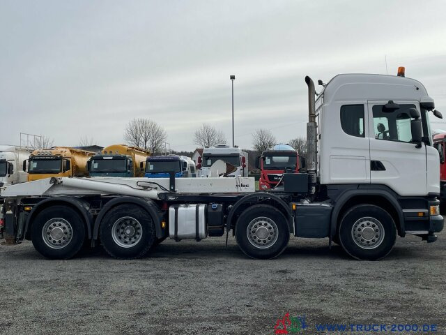 Caminhão polibenne Scania G 450 8x2 M-TEC Silosteller Retar. Deutscher LKW: foto 14