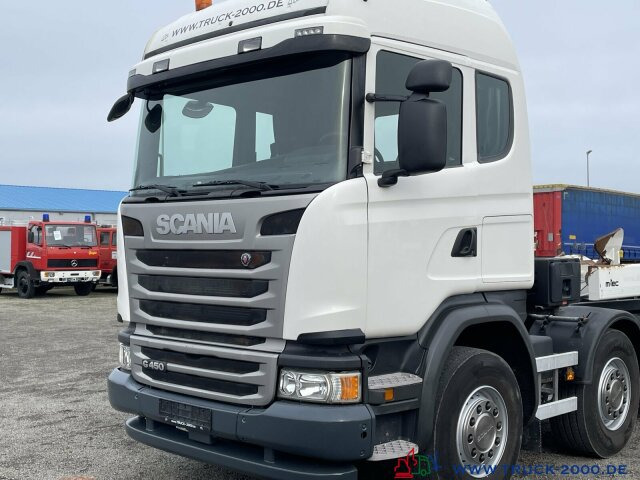 Caminhão polibenne Scania G 450 8x2 M-TEC Silosteller Retar. Deutscher LKW: foto 7