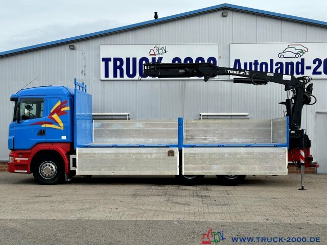 Scania R400 Atlas Tirre 191L 9m=1,7t. 7m Ladefl. 1.Hand - Camião de caixa aberta/ Plataforma, Caminhão grua: foto 3 Scania R400 Atlas Tirre 191L 9m=1,7t. 7m Ladefl. 1.Hand - Camião de caixa aberta/ Plataforma, Caminhão grua: foto 3