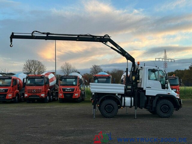 Furgão caixa aberta Unimog U 300 4x4 mit Kran Nur 78.144 KM zGG.7.490Kg.: foto 8