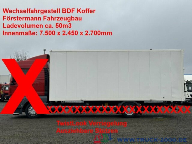 Wechselbrücke BDF Koffer Förstermann ca. 50 m3 - Carroçaria para furgões: foto 1 Wechselbrücke BDF Koffer Förstermann ca. 50 m3 - Carroçaria para furgões: foto 1
