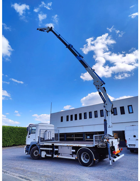 MAN 18.410 F2000 Cormach 22000 E4F + jib - Camião de caixa aberta/ Plataforma, Caminhão grua: foto 3 MAN 18.410 F2000 Cormach 22000 E4F + jib - Camião de caixa aberta/ Plataforma, Caminhão grua: foto 3
