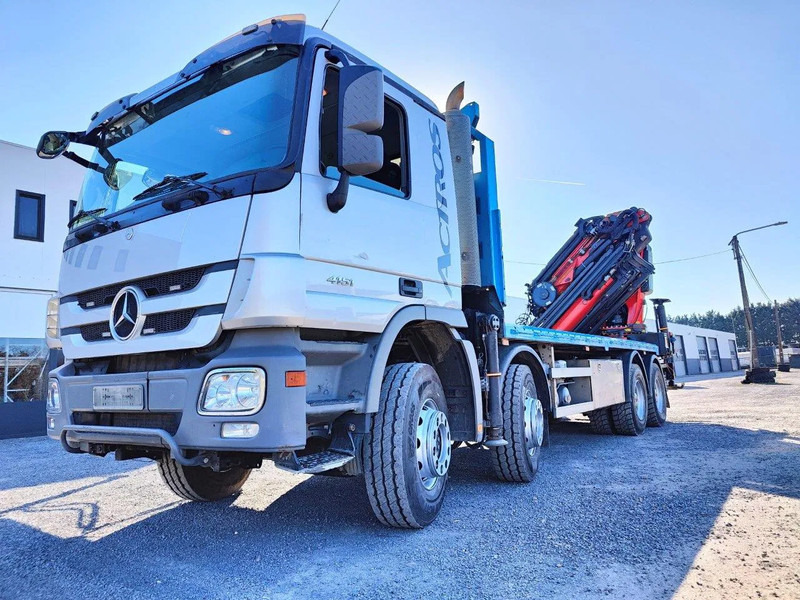 Mercedes-Benz Actros 4151 V8 8x4 Palfinger PK78002 + Flyjib PJ170 - Camião de caixa aberta/ Plataforma, Caminhão grua: foto 1 Mercedes-Benz Actros 4151 V8 8x4 Palfinger PK78002 + Flyjib PJ170 - Camião de caixa aberta/ Plataforma, Caminhão grua: foto 1