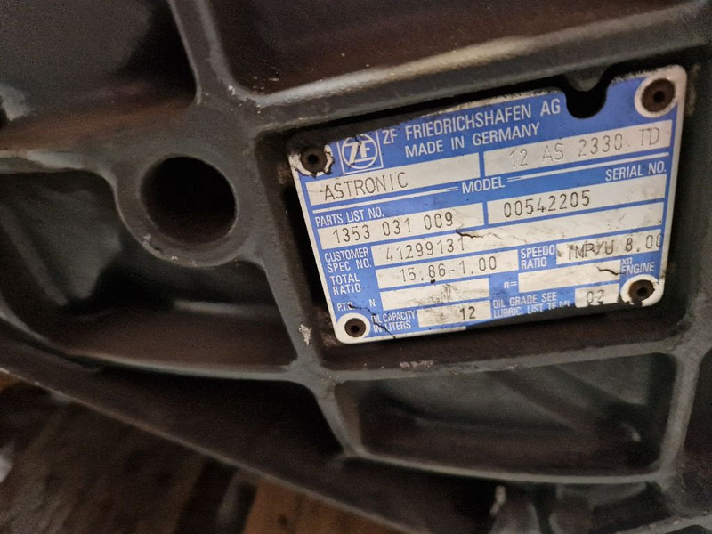 ZF ASTRONIC 12AS2330 TD - Caixa de câmbio: foto 3 ZF ASTRONIC 12AS2330 TD - Caixa de câmbio: foto 3