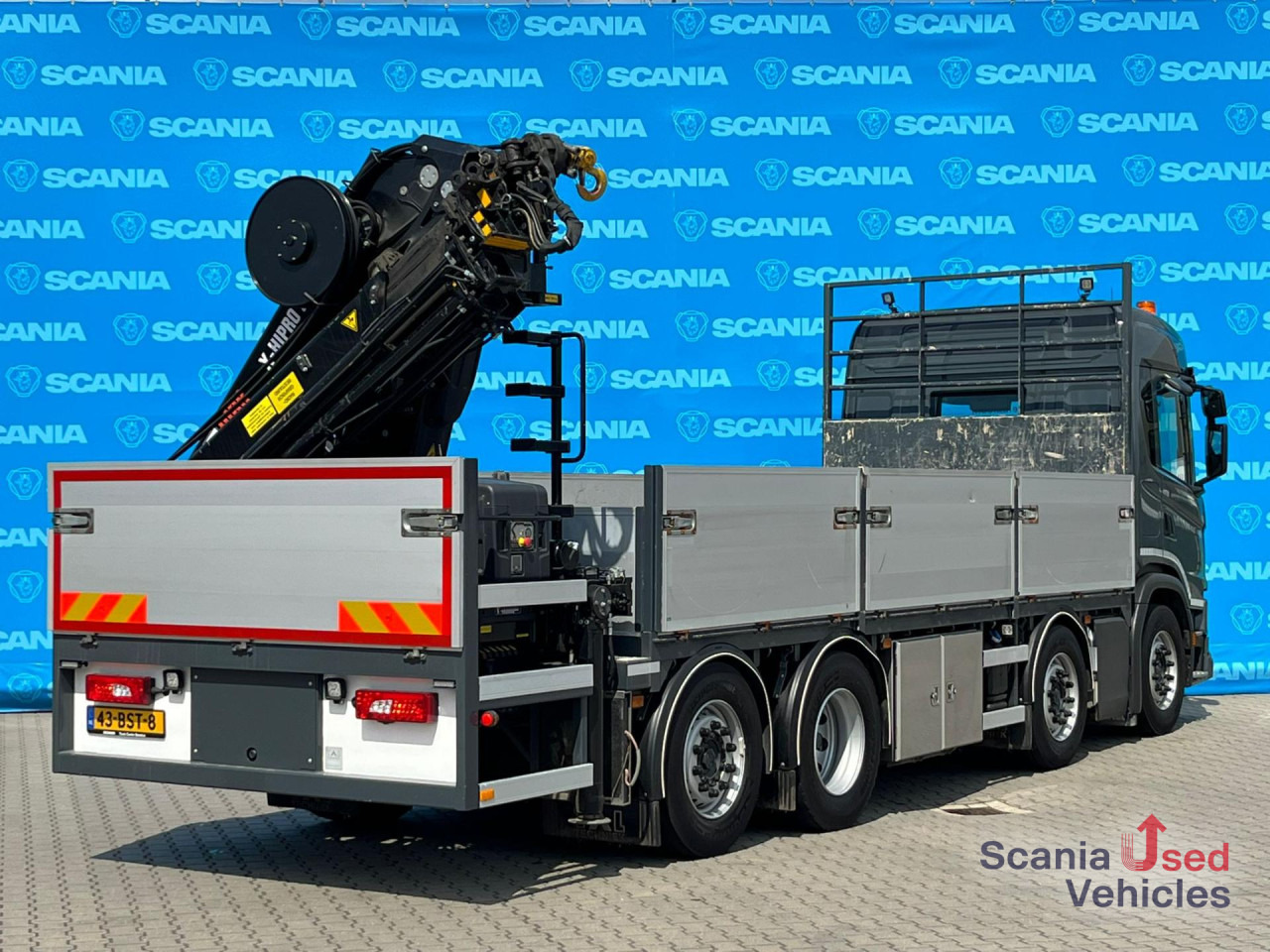 Camião de caixa aberta/ Plataforma SCANIA G 450 B8x2*6NB DIFF-L HIAB X-HIPRO 262 EP-4: foto 10