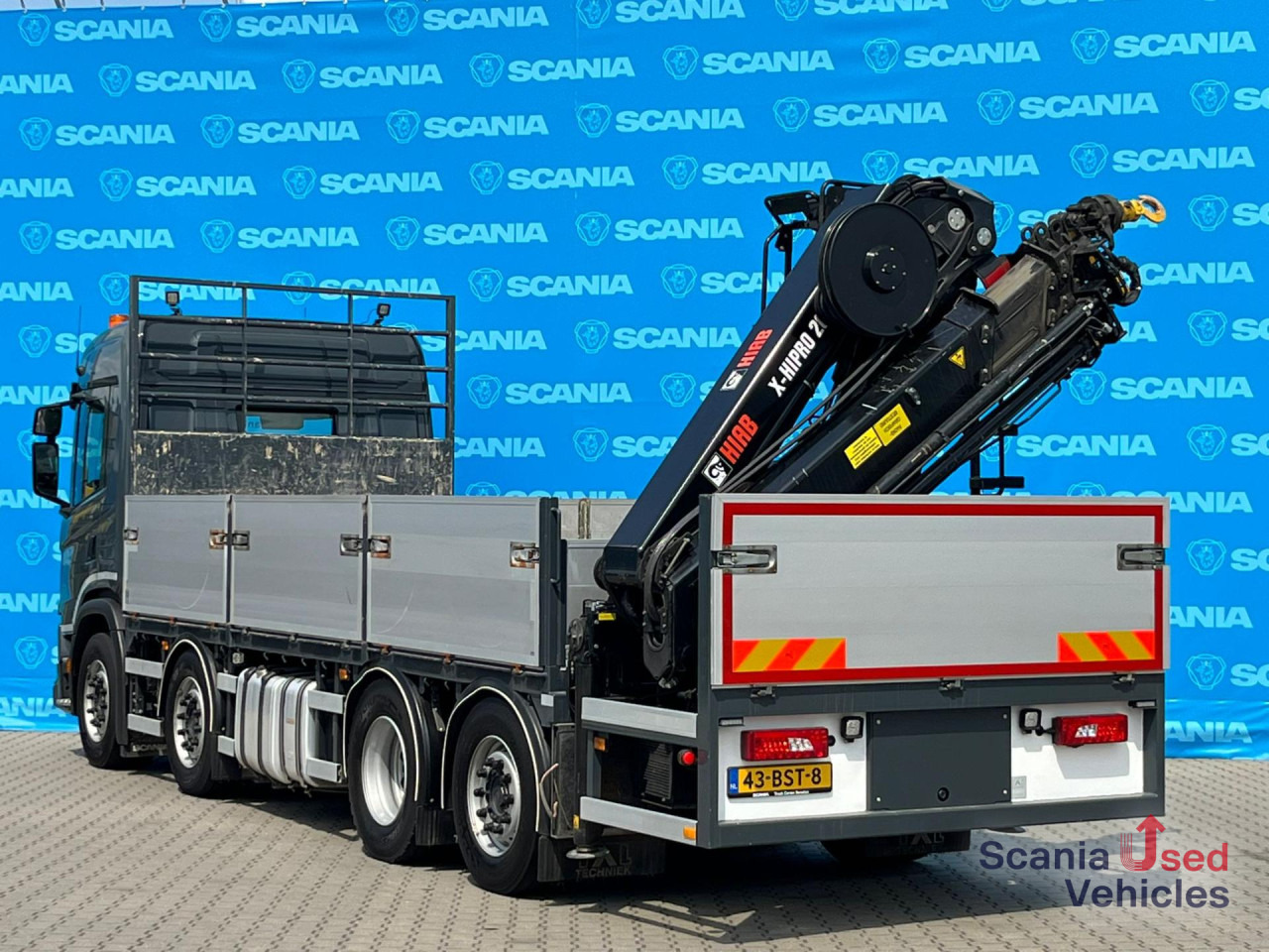 Camião de caixa aberta/ Plataforma SCANIA G 450 B8x2*6NB DIFF-L HIAB X-HIPRO 262 EP-4: foto 9