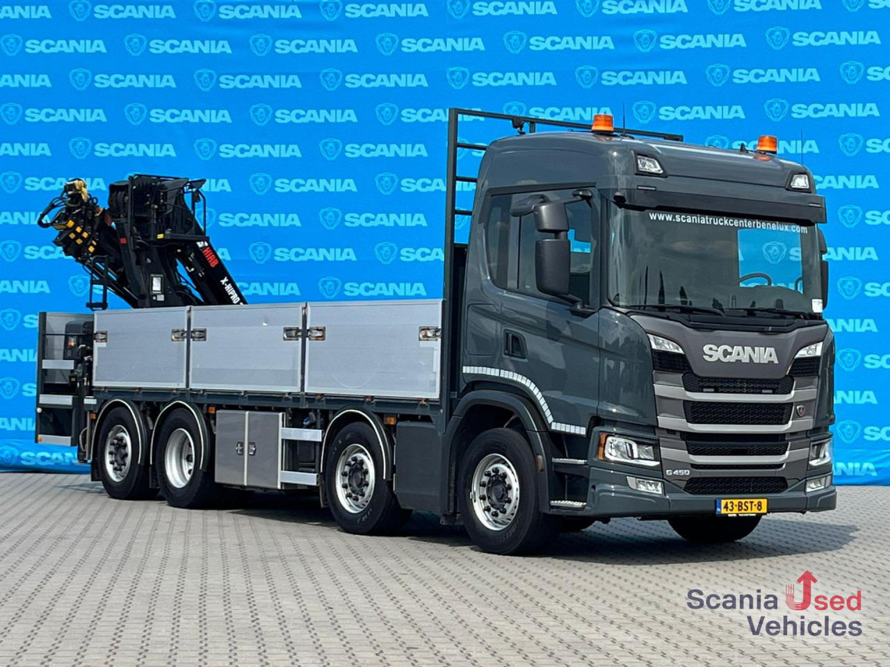 Camião de caixa aberta/ Plataforma SCANIA G 450 B8x2*6NB DIFF-L HIAB X-HIPRO 262 EP-4: foto 8