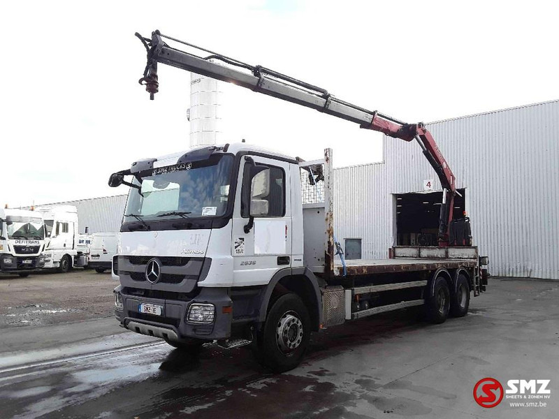 Mercedes-Benz Actros 2636 fassi f 155 full steeleps - Camião de caixa aberta/ Plataforma, Caminhão grua: foto 2 Mercedes-Benz Actros 2636 fassi f 155 full steeleps - Camião de caixa aberta/ Plataforma, Caminhão grua: foto 2