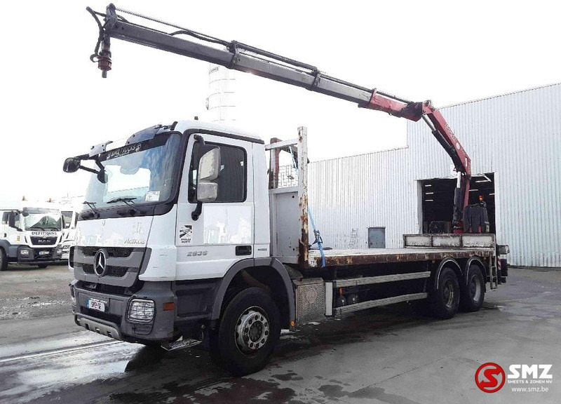 Mercedes-Benz Actros 2636 fassi f 155 full steeleps - Camião de caixa aberta/ Plataforma, Caminhão grua: foto 4 Mercedes-Benz Actros 2636 fassi f 155 full steeleps - Camião de caixa aberta/ Plataforma, Caminhão grua: foto 4