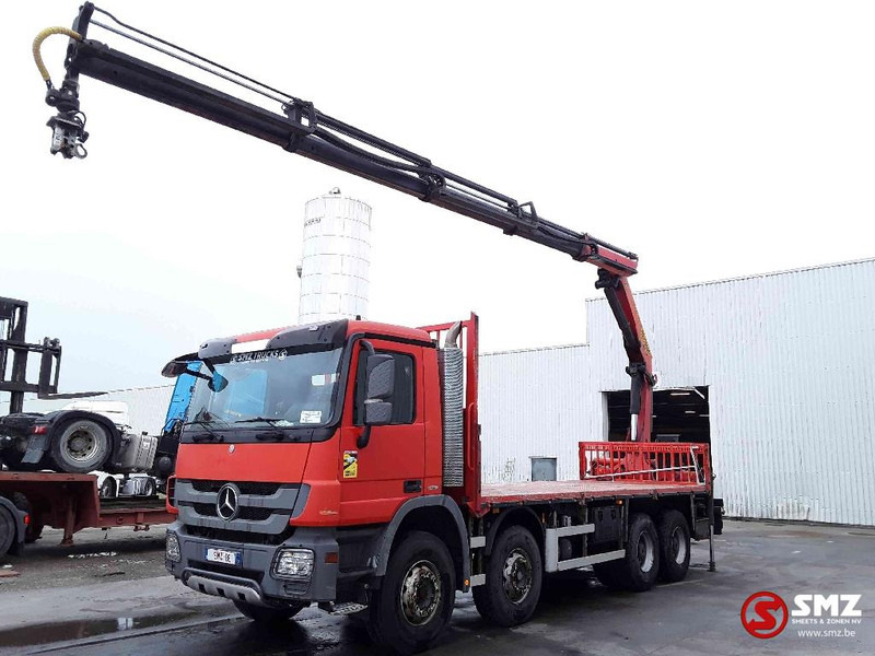 Mercedes-Benz Actros 4144 Palfinger Pk22002Eh 4 ext remote - Camião de caixa aberta/ Plataforma, Caminhão grua: foto 4 Mercedes-Benz Actros 4144 Palfinger Pk22002Eh 4 ext remote - Camião de caixa aberta/ Plataforma, Caminhão grua: foto 4
