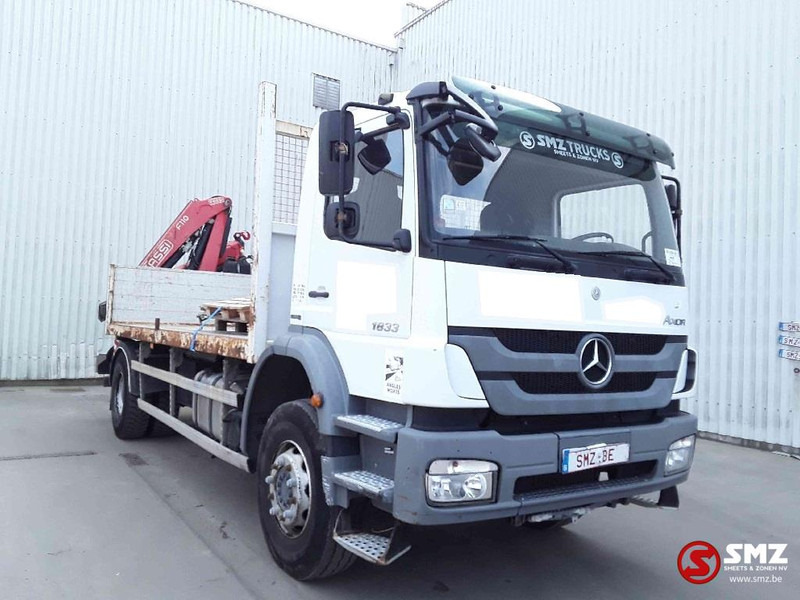 Mercedes-Benz Axor 1833 Fassi f 110a 284000km airco TOP condition - Camião de caixa aberta/ Plataforma, Caminhão grua: foto 1 Mercedes-Benz Axor 1833 Fassi f 110a 284000km airco TOP condition - Camião de caixa aberta/ Plataforma, Caminhão grua: foto 1